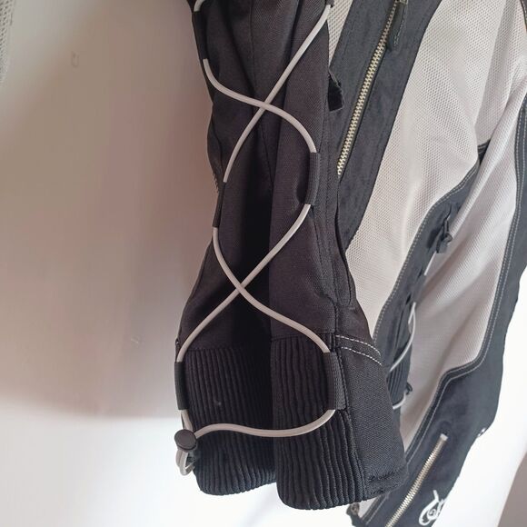 Scorpion Exo Jacket Womens XL Get Stung Water Resistant Motorcycle Armor Style - Picture 4 of 15